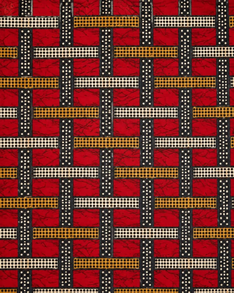 Lattice of Ladders fabric — Pattern