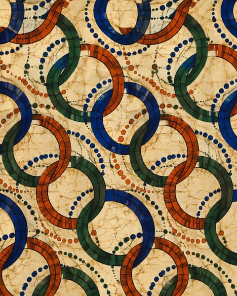 Orbit Rings Fabric
