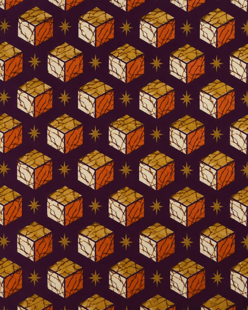 Cube Stamps fabric — Pattern