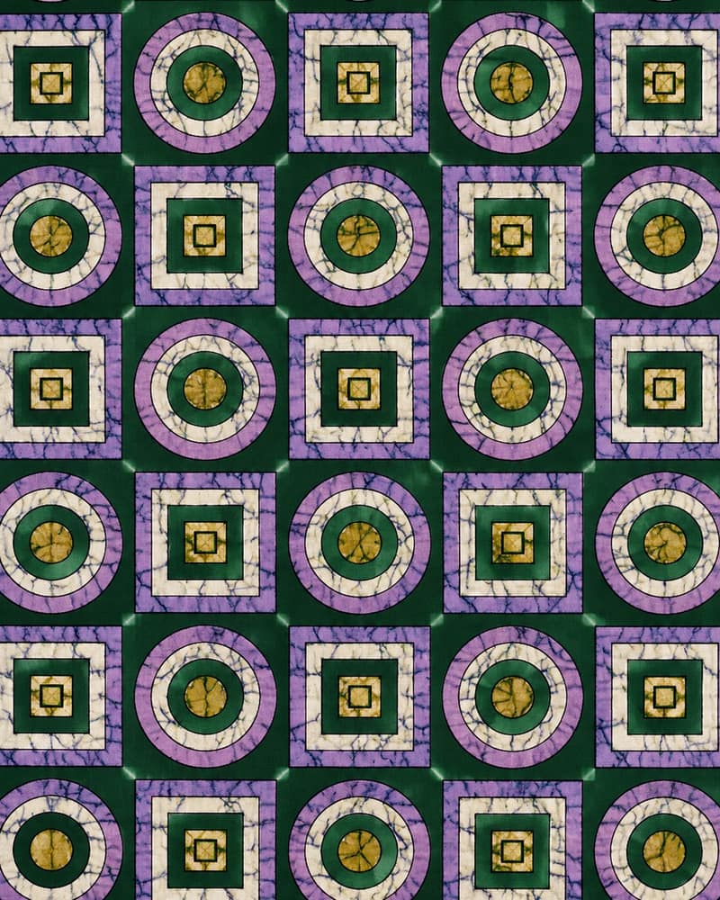Target Squares fabric — Pattern