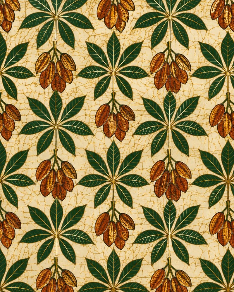 Cassava Crown fabric — Pattern