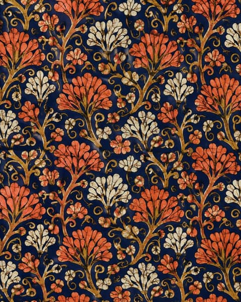 Coral Bloom Fabric