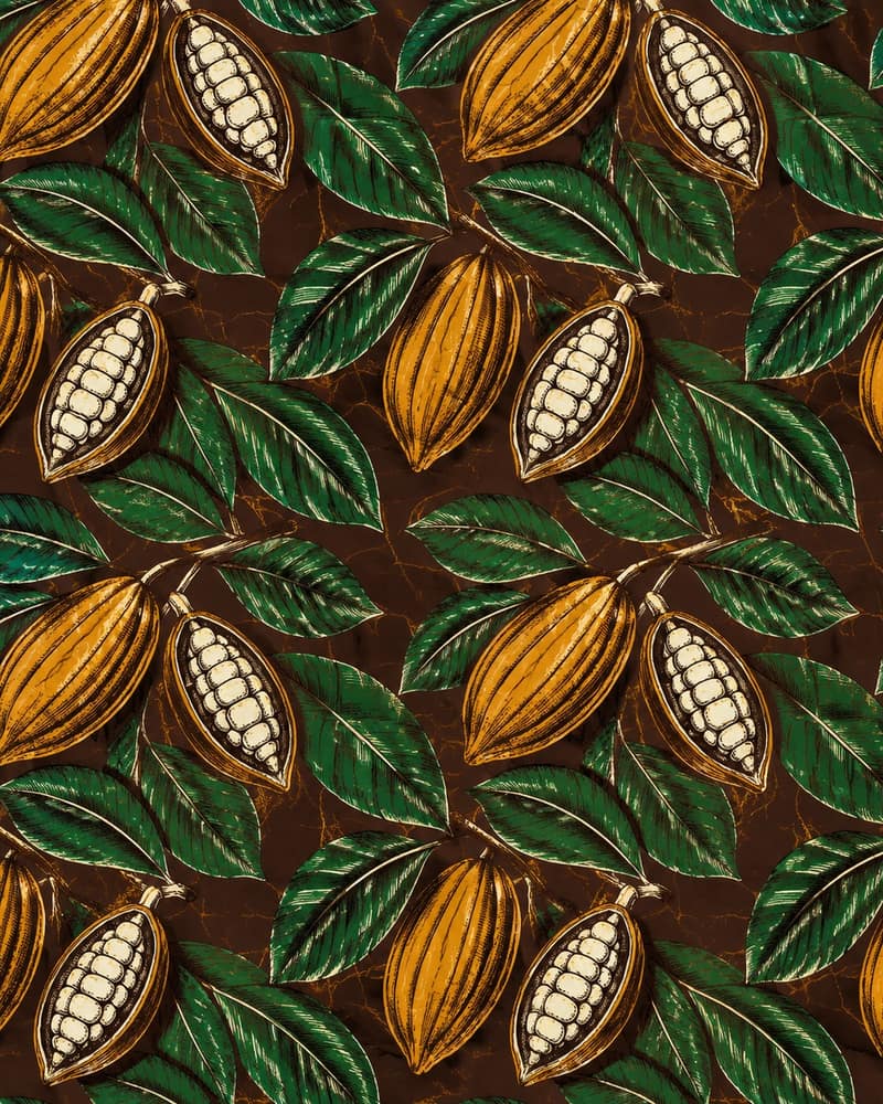 Cocoa Pod fabric — Pattern