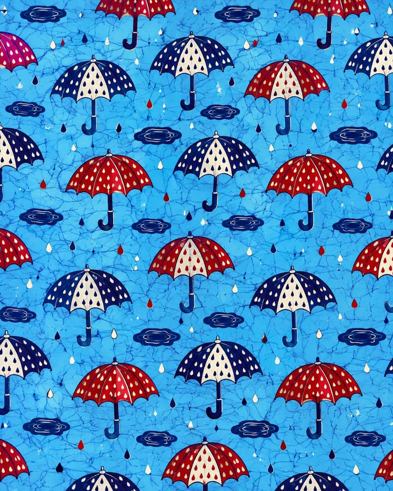 Umbrella Rain fabric — Pattern