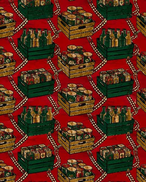 Market Crates Fabric