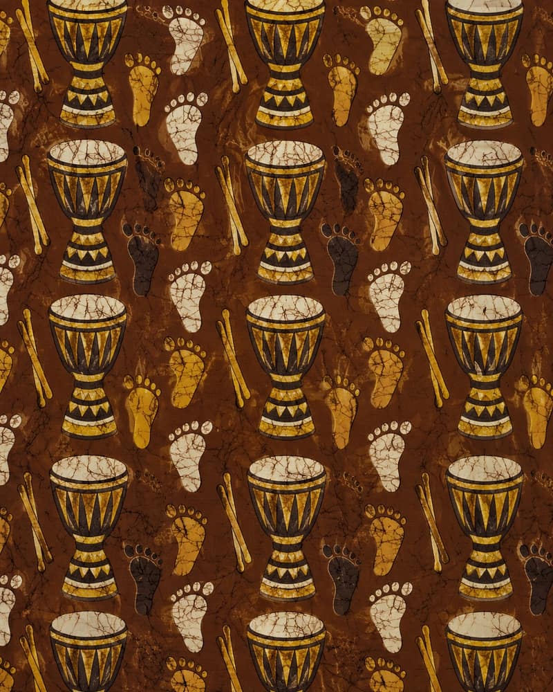 Drummers' Path fabric — Pattern