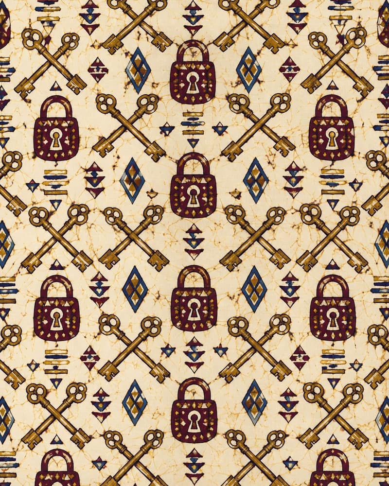 Kente Keys fabric — Pattern