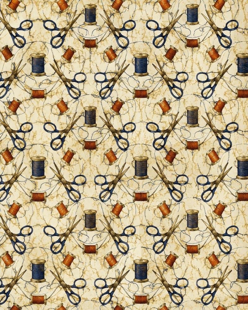 Sewing Circle fabric — Pattern