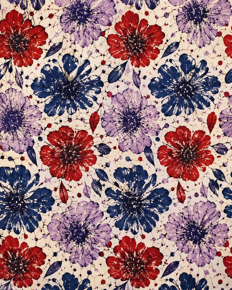 Ink Bloom fabric — Pattern