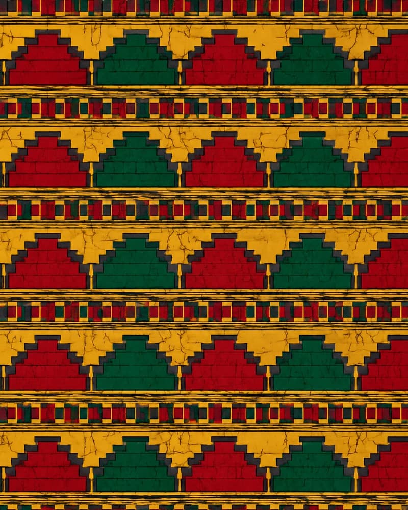 Kente Edge fabric — Pattern