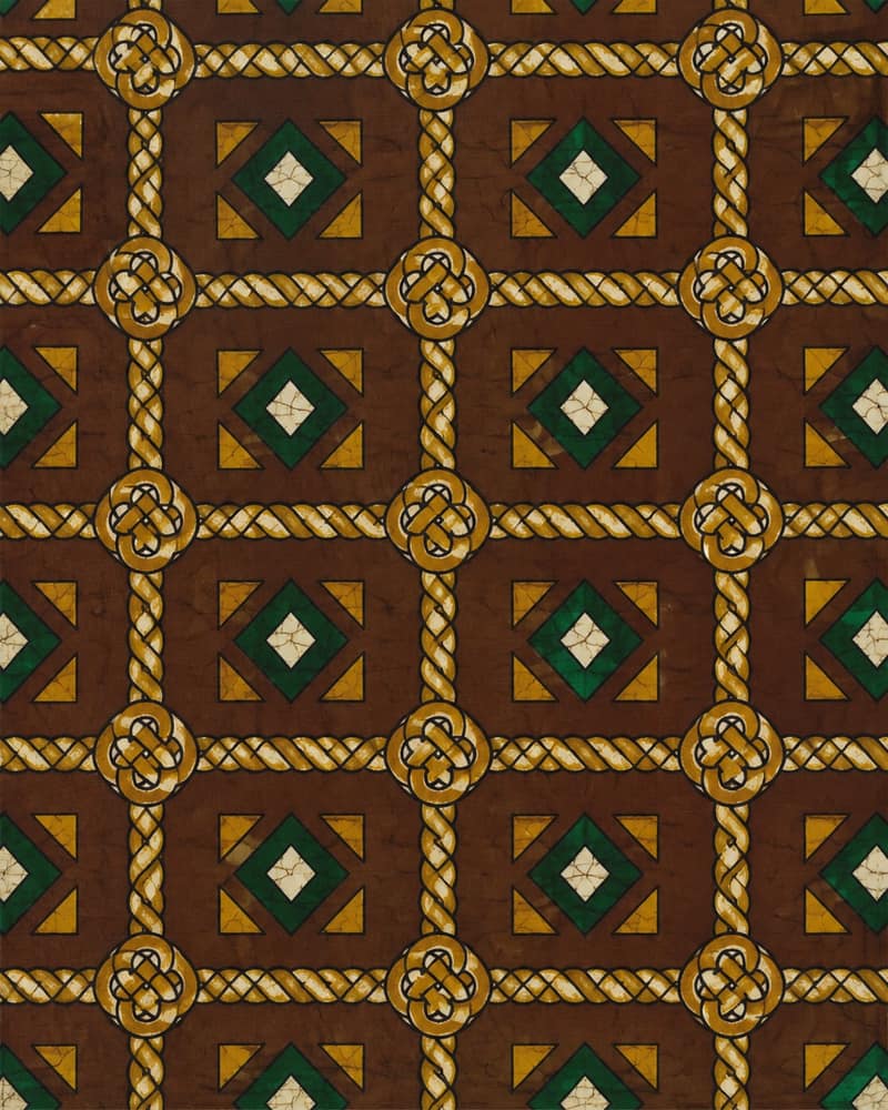 Rope Border fabric — Pattern