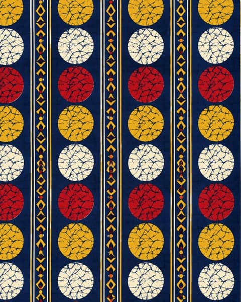 Dot Border Fabric