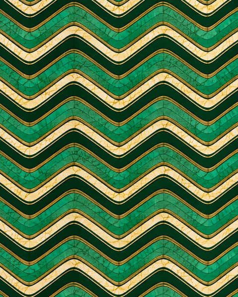 Jade Chevron Fabric