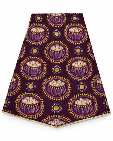 Violet Drum Folded