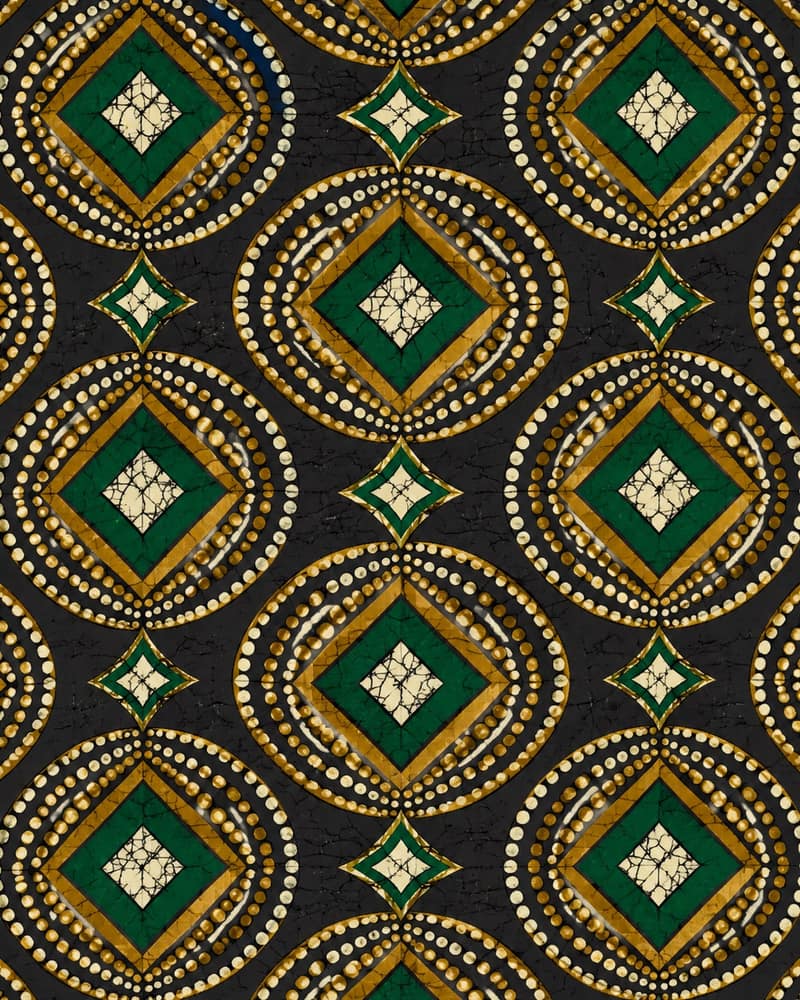 Jewel Orbit fabric — Pattern