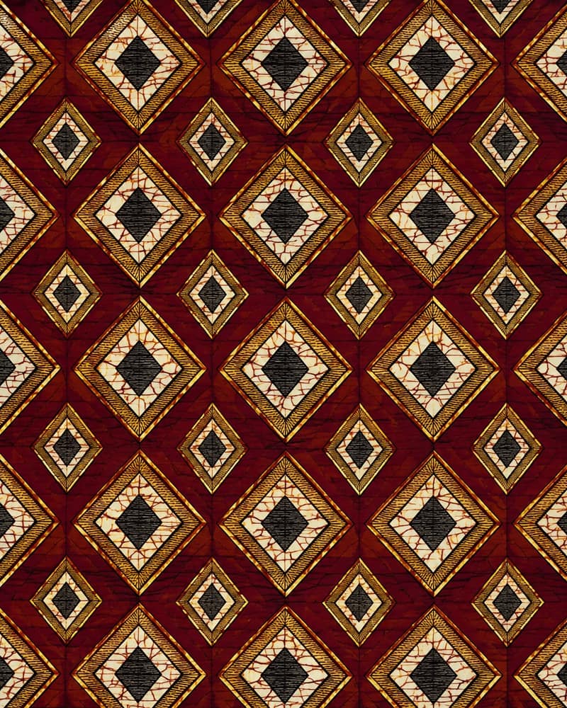 Gilded Diamond fabric — Pattern