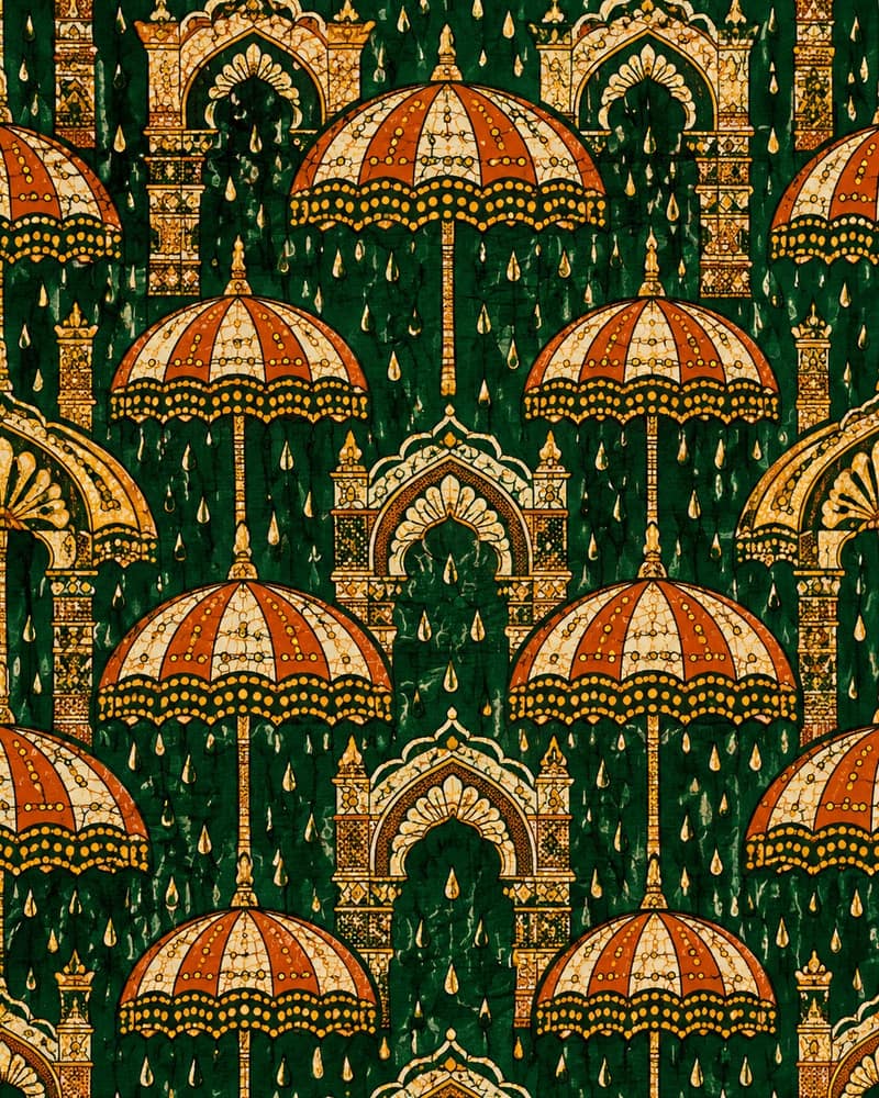 Parasol Palace fabric — Pattern