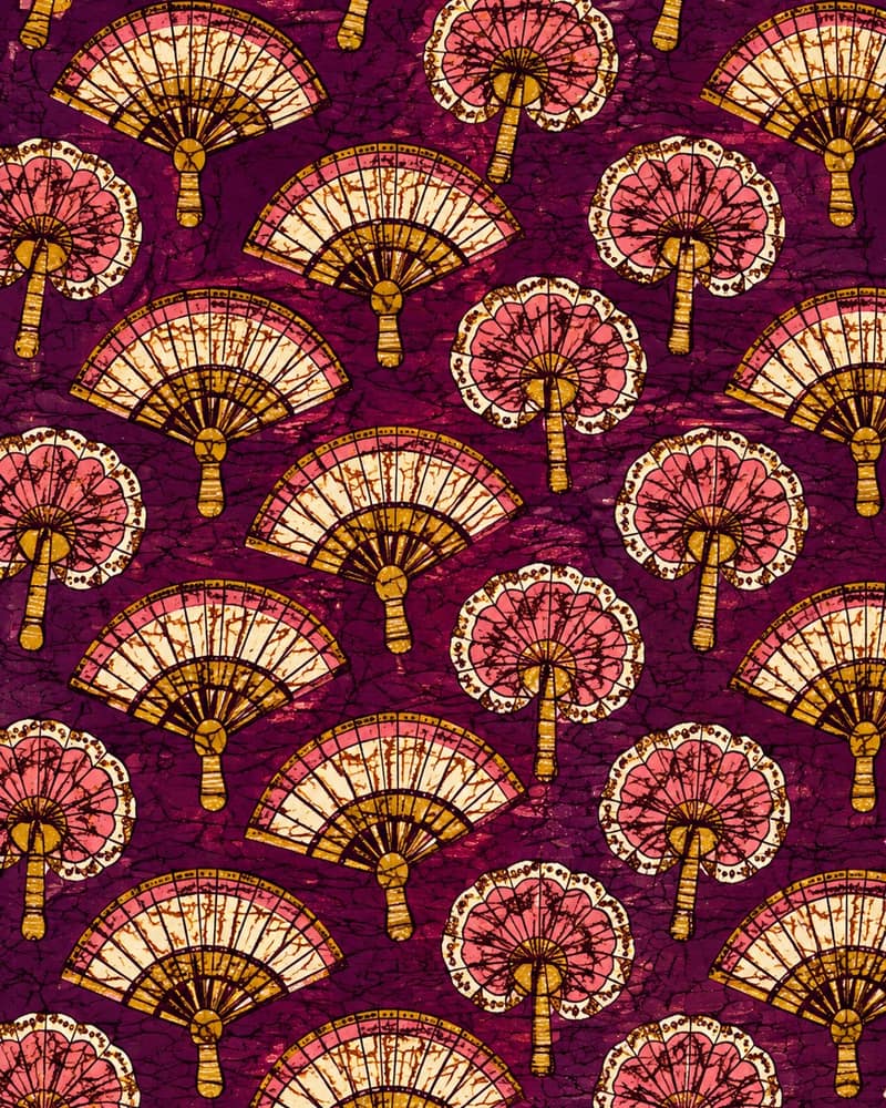 Fan Court fabric — Pattern