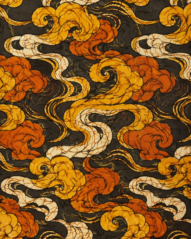 Gold Smoke fabric — Pattern